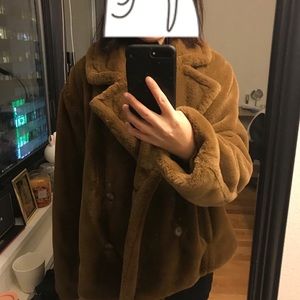 Vince faux fur coat - super plush and soft!!